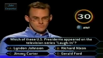 John Carpenter  Who Wants To Be A Millionaire
