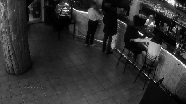 Drunk guy VS strong barmaid! Crazy Knock out