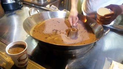 Coffee Made With Hot Sand is Impressive !