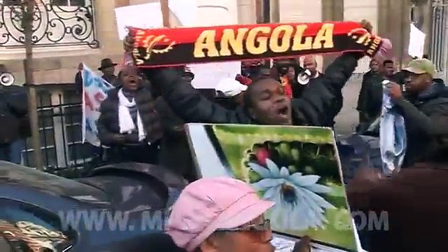 MANIFESTAÇÃO DE BRUXELAS CONTRA O DITADOR ANGOLANO JOSE EDUARDO DOS SANTOS