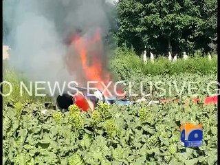 PAF Plane Crash in Swabi-25 May 2015