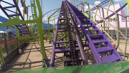 Windstorm Roller Coaster POV State Fair of Texas 2013
