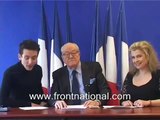 Jean-Marie Le Pen dénonce les Francs-Maçons et le CRIF