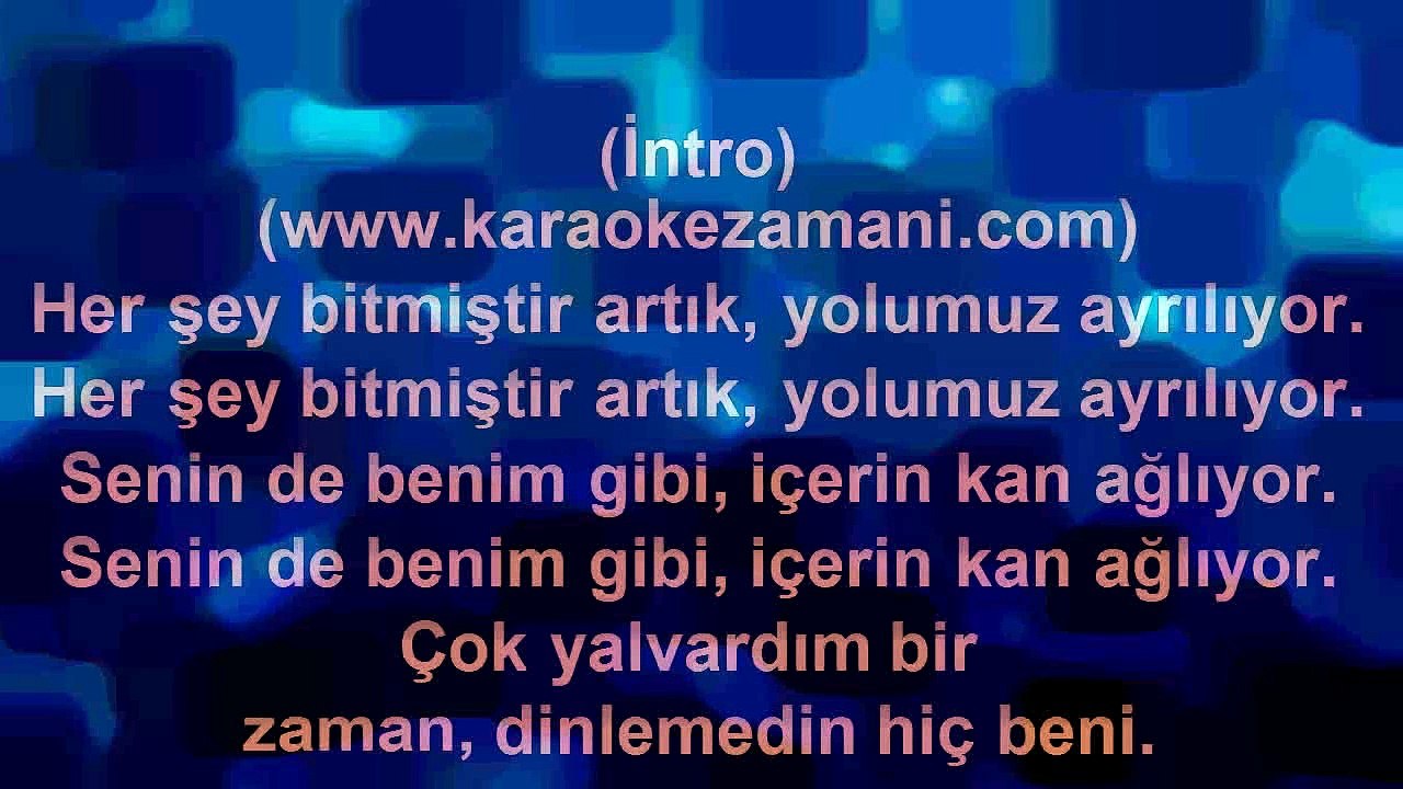Fulden Uras - Sencer Alagöz - Herşey Bitmiştir Artık - (2012) - TÜRKÇE KARAOKE
