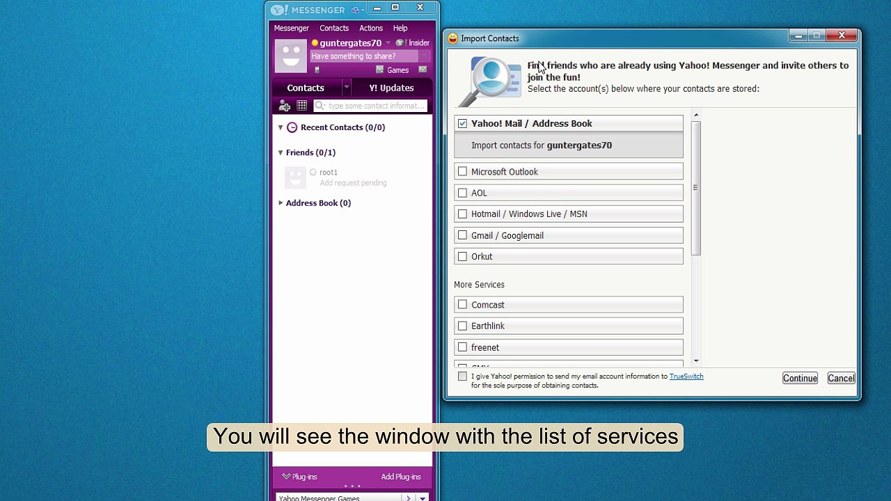 How to find people on Yahoo! Messenger