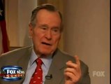 George HW Bush on his son's failures