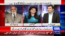 Haroon Rasheed Can't Control His Launghter When Habib Akram Again Taunts Imran Khan