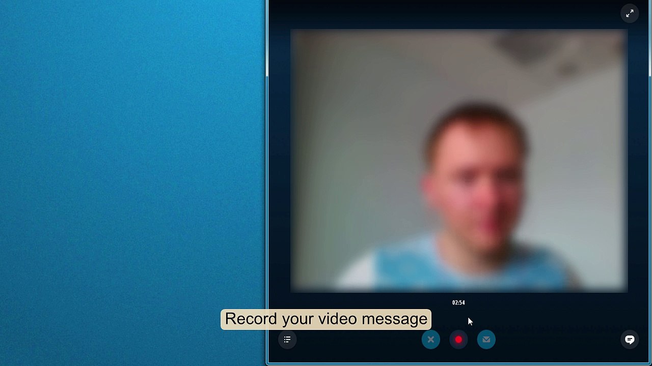 How to send a video on Skype