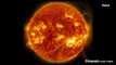 Nasa films captivating footage of intense solar flare
