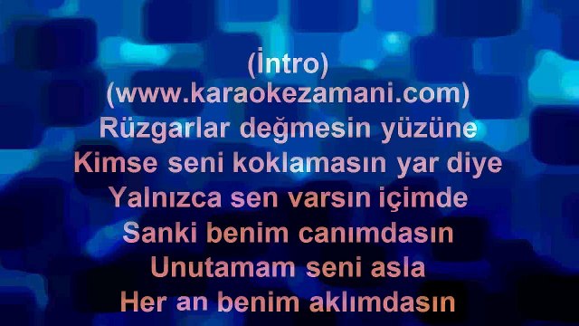 Gamze Akın - Al Bu Ömrüm Senin Olsun - 2012 TÜRKÇE KARAOKE