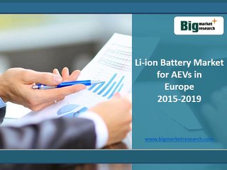 Present scenario of Europe Li-ion Battery Market for AEVs 2015-2019