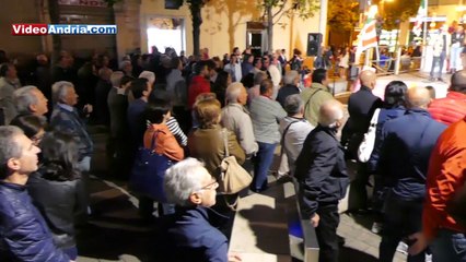 Francesco Boccia ad Andria a sostegno di Fortunato: "ho il dovere di parlarvi del dissesto"