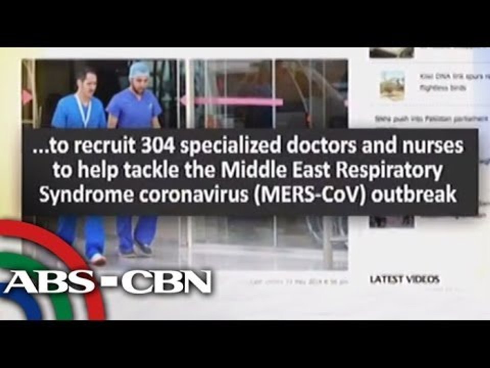 MERS-CoV threat stalks Pinoys in Saudi