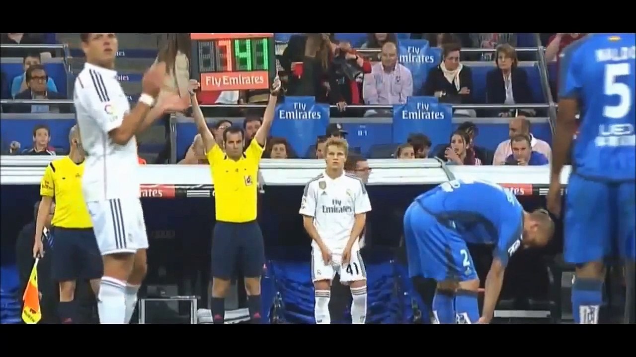 Martin Odegaard, la 1ere avec le Real Madrid !