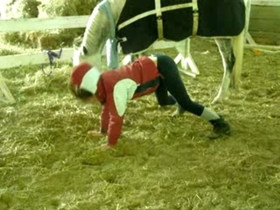 fanny qui fait le cheval