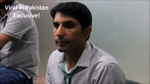 Misbah ul Haq talking about return of Cricket in Pakistan. Watch the fun at the end