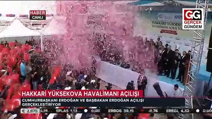 TRT, Yüksekova Havalimanı açılışında Davutoğlu'nu görmezden geldi