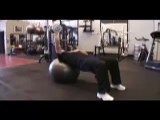 Flat dumbbell one arm chest fly