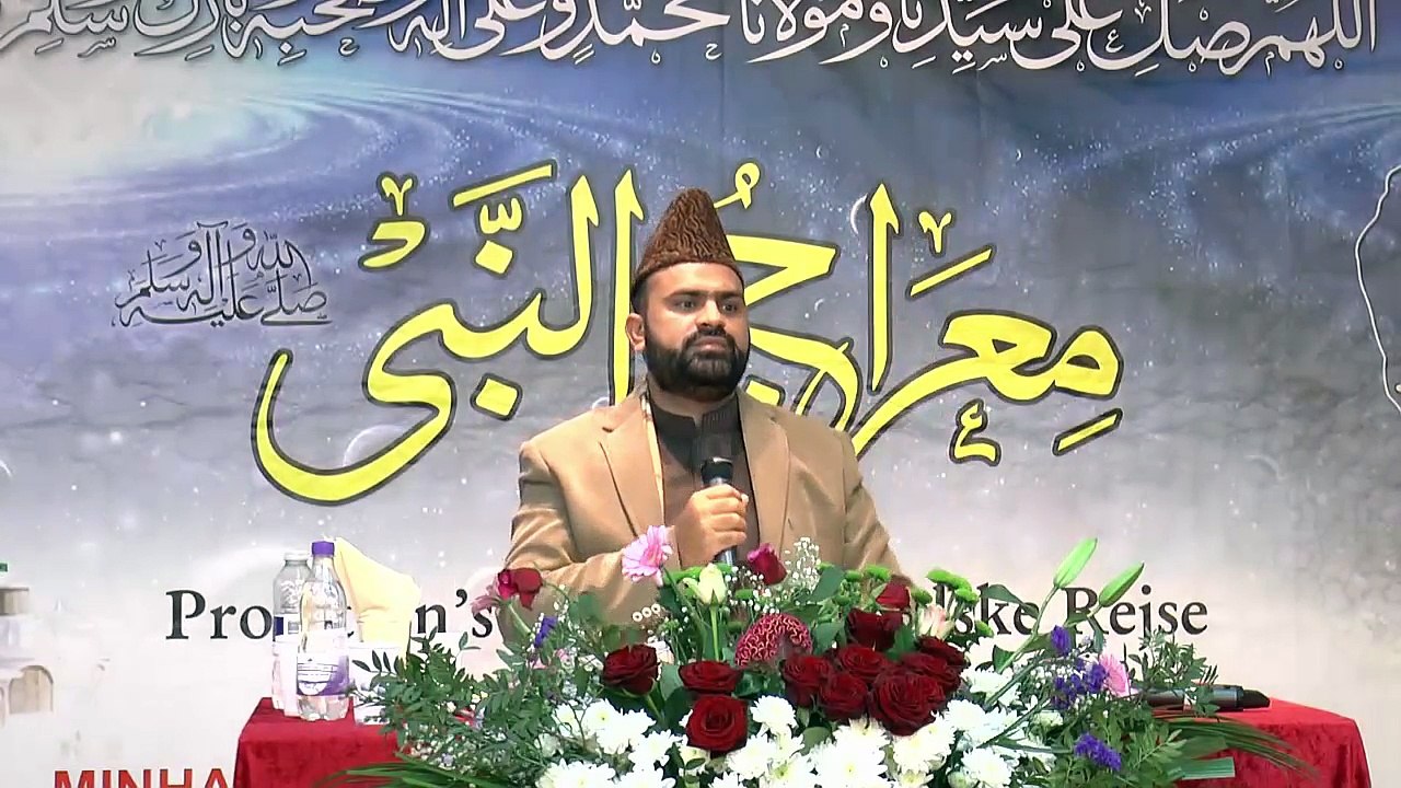 Part 1 - Syed Zabeeb Masood Shah sb 1st time in Denmark. All best naats of Shah sb in one Video