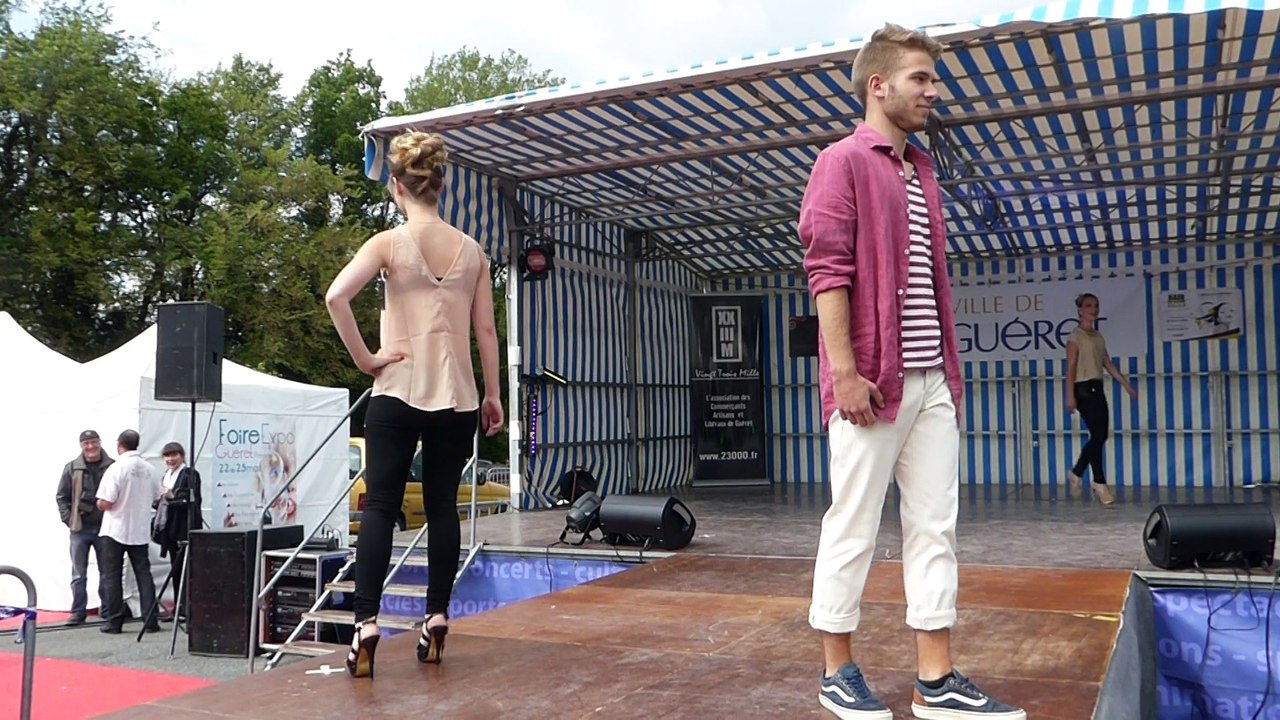 La mode défile à Guéret 2015 : LA FABRIK Femmes et MONOPRIX Hommes