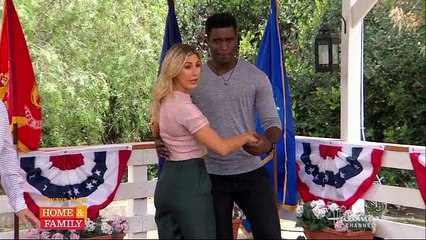 Emma Slater & Keo Motsepe on "Home And Family"