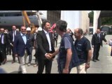 La Spezia - Renzi in visita al cantiere navale Baglietto (25.05.15)