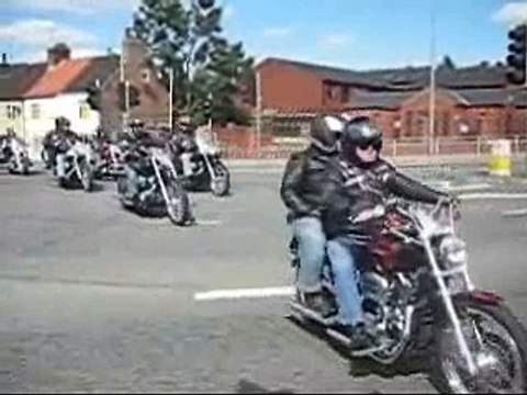 Harley-Davidson riders at Ancaster