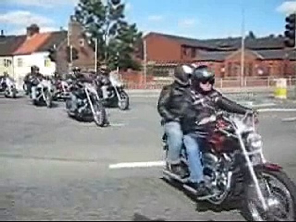 Harley-Davidson riders at Ancaster