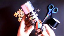 DIY // HTM: Como hacer collar de piezas de puzzle imitando metal reciclando