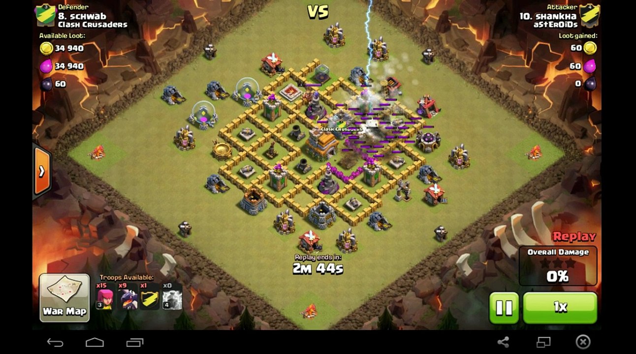 Asteroids vs Clash Crusaders [Attacks] #6