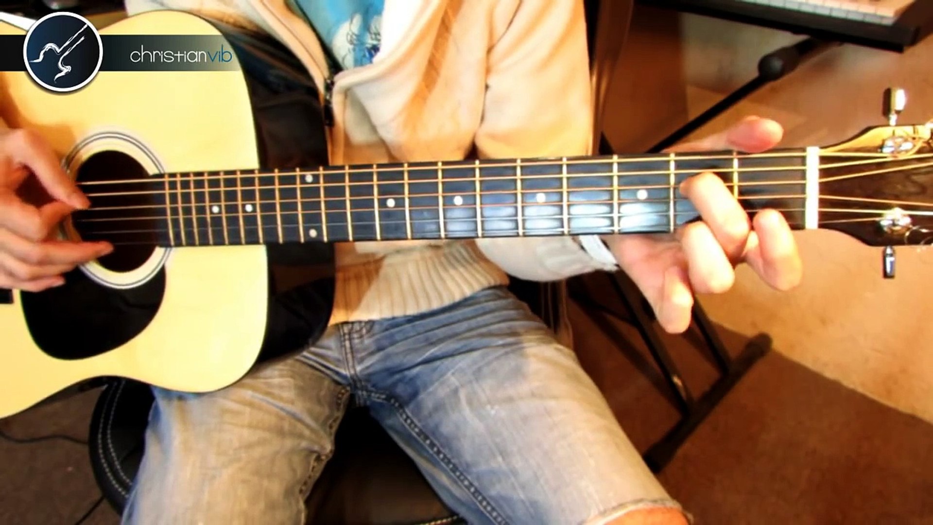 Cómo tocar "Mi Corazón Encantado" de Dragon Ball GT en Guitarra (HD) Acordes  - Christianvib - video Dailymotion