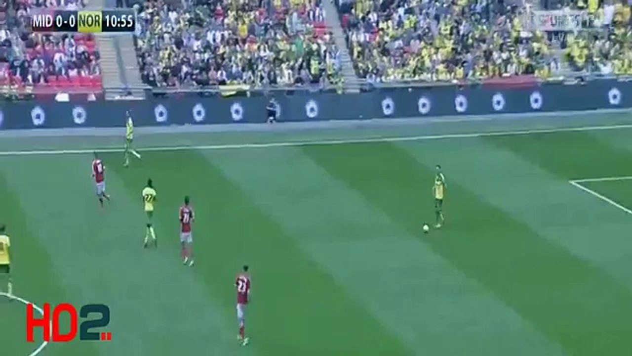 Norwich City vs Middlesbrough 2-0 Cameron Jerome Goals & Highlights 25-05-2015
