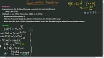 Exponentielles Wachstum - Teil 1. Beispiel 5