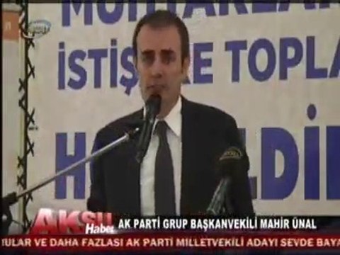 Kahramanmaraş Milletvekili Adayı Mahir Ünal, Dulkadiroğlu Mahalle Muhtarlarıyla Bir Araya Geldi.