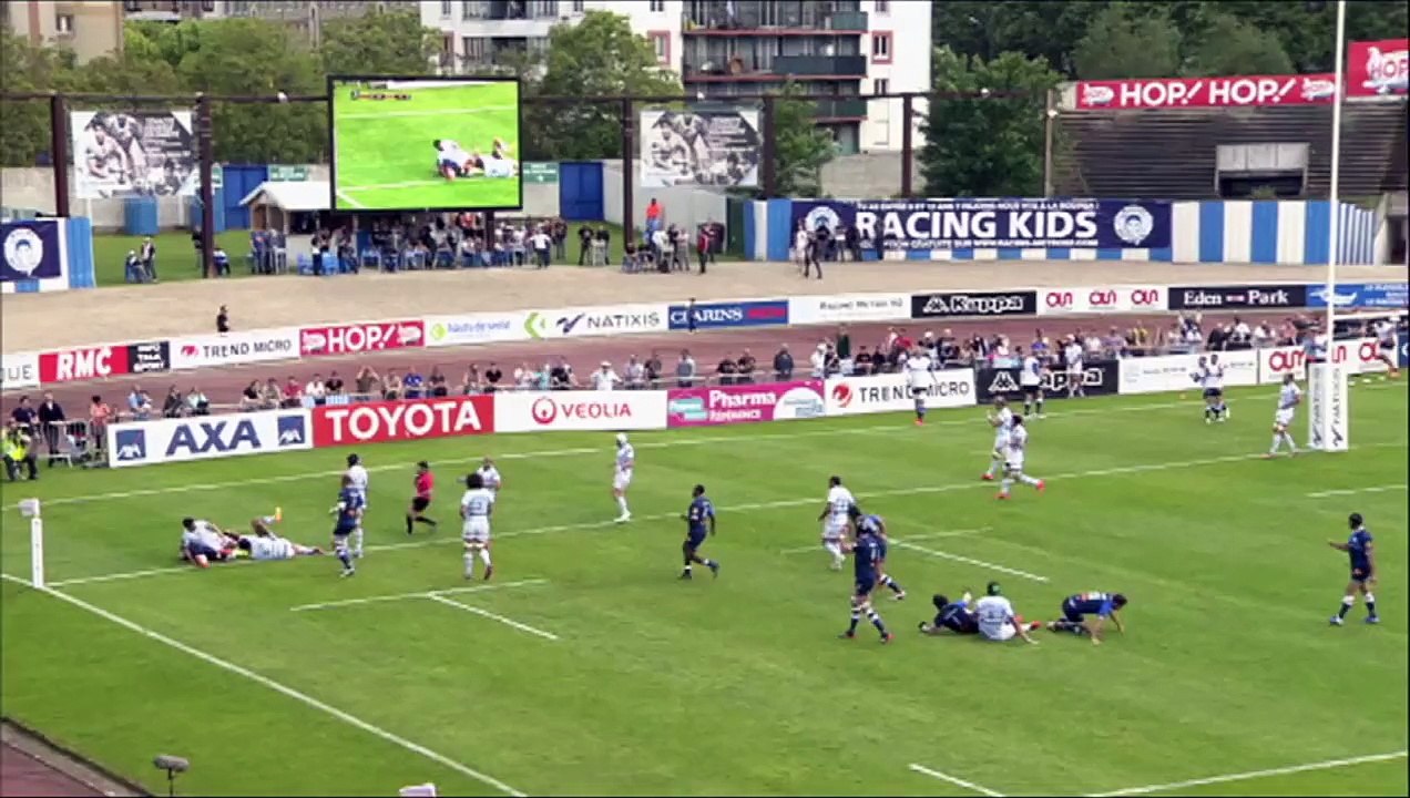 TOP14 - Racing Métro 92 - Castres: Essai Rory Kockott (CAS) - J26 - Saison 2014/2015