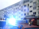 Feuerwehr- und RTW-Einsatz Schwerin: Wohnungsbrand 11.02.07