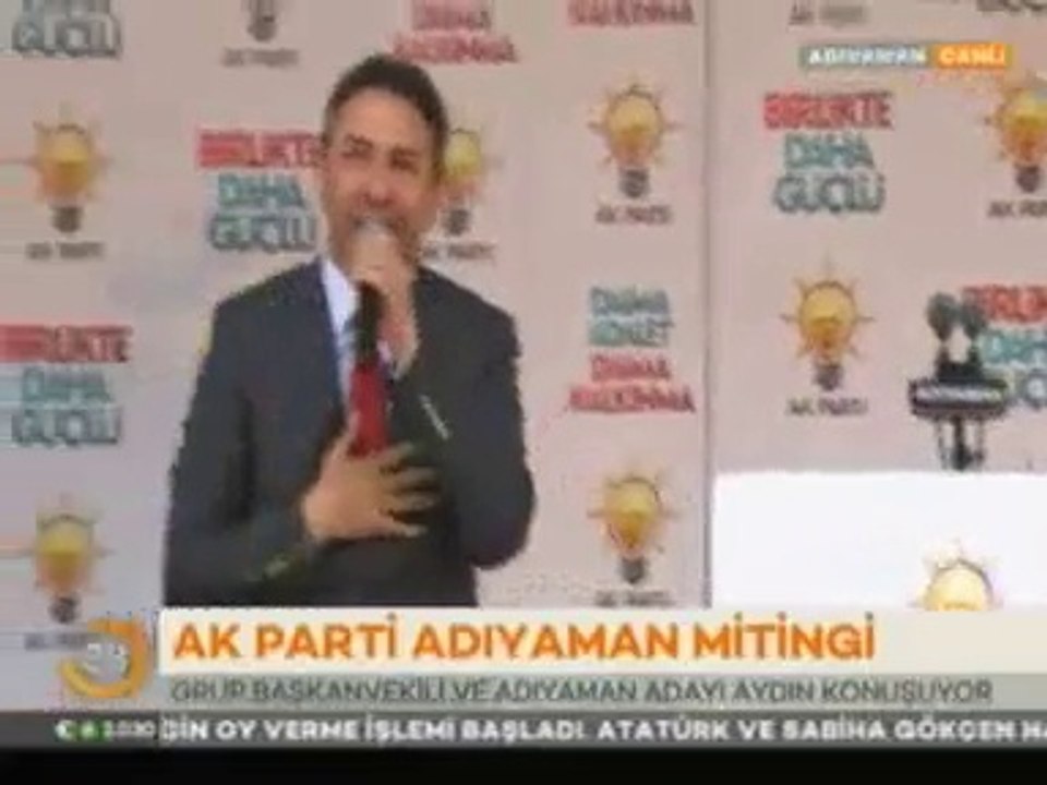 AkParti Adıyaman Mitinği Öncesi Grup Başkanvekili Ahmet AYDIN Vatandaşlara Hitap Etti