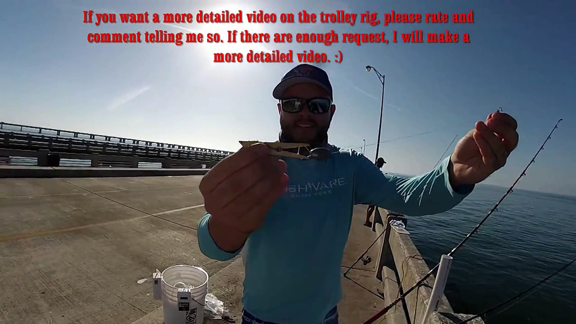 How to Setup a Trolley Rig for Pier Fishing - CATCH MORE! - video