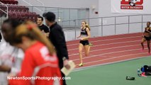 Mary Cain Warms Down from WJR 1000m with a 57.5 400m