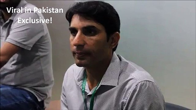 Misbah ul Haq talking about return of Cricket in Pakistan. Watch the fun at the end