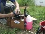 Cool Radio Control RC Boat Nitro runs out of fuel