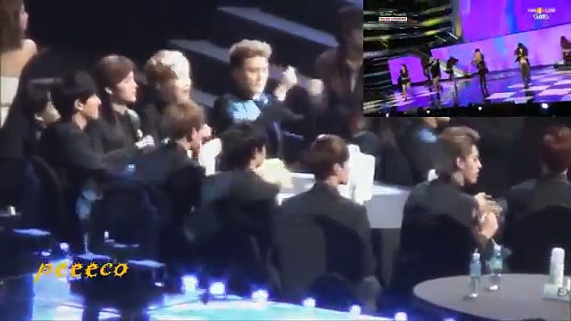 Exo Reaction To Snsd I Got A Boy 3rd Gaon Chart Award Video Dailymotion