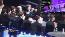 140212 EXO REACTION TO SNSD-I Got a boy 3rd Gaon Chart Award