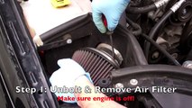HOW TO:  Clean & Oil K&N Air Filter - 8 Easy Steps