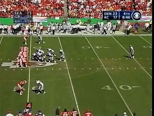 Dante Hall 93 yard punt return vs. Broncos.