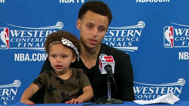 Steph Curry's Daughter Riley Steals the Show