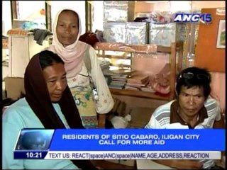 Sitio Cabaro residents call for more aid