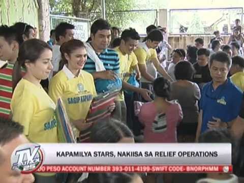 Jed Madela, Valencianos help in relief ops