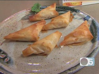 Chef Laura makes Crispy Tomato Mozzarella Turnovers