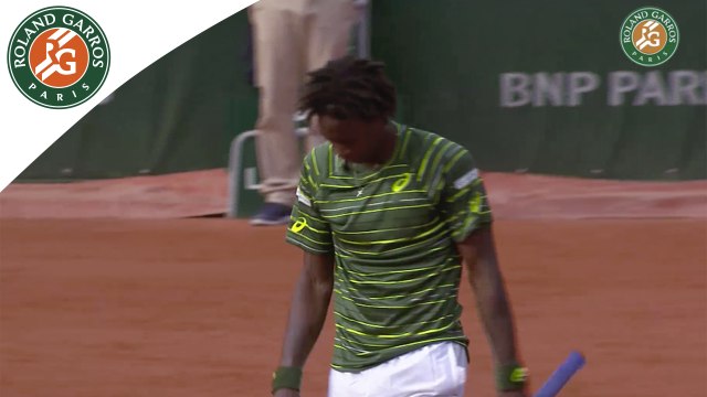 Gael Monfils v. Edouard Roger-Vasselin 2015 French Point Men's R128 Highlights